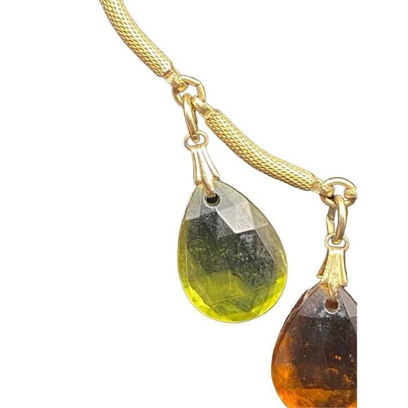 SARAH COV SARAH COVENTRY VINTAGE Gold Tone Chain Necklace - Picture 4 of 7